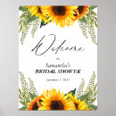 Search for sunflower bridal shower posters Floral