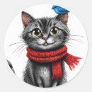 Search for cute cartoon cat stickers Animal