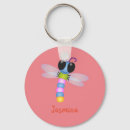 Search for dragonfly rounded key rings Cute
