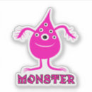 Search for pink monster stickers Fantasy