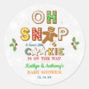 Search for gingerbread cookie stickers Baby shower