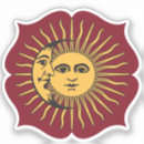 Search for sun face stickers Bohemian