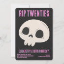 Search for funny 30th birthday invitations Rip 20s