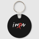 Search for stroke awareness key rings Red