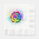 Search for multi color napkins Watercolor