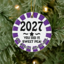 Search for class round christmas tree decorations Graduation