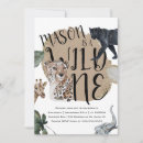 Search for wild animal party invitations Safari