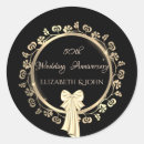 Search for floral golden anniversary stickers Elegant