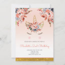 Search for watercolor unicorn invitations Chic
