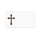 Search for elegant cross return address labels Easter