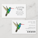 Search for hummingbird business cards Modern