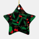 Search for holly christmas tree decorations Mistletoe