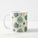 Search for palm leaf pattern mugs Abstract
