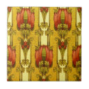 Search for art nouveau pattern tiles Botanical