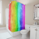 Search for rainbow stripes shower curtains Multicolored
