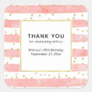Search for pink confetti party stickers Stripes