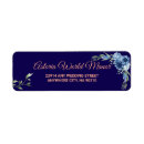 Search for maroon and gold return address labels Watercolor