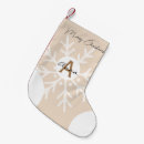 Search for modern christmas stockings Monogrammed