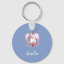 Search for blue heart key rings Butterflies