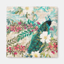 Search for flower illustrations magnets White flowers