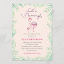 Search for flamingo baby shower invitations Pink