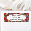 Search for field return address labels Red