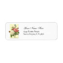 Search for red rose return address labels Floral