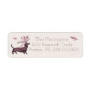 Search for dachshunds return address labels Flowers
