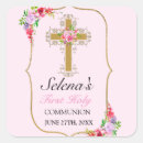 Search for holy communion girl stickers Pink