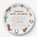 Search for western baby shower plates Girl