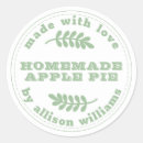 Search for homemade by stickers Made with love