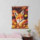 Search for abstract fox art Red