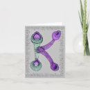 Search for monogram k postcards Alphabet