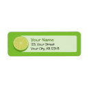 Search for fruit slices return address labels Green