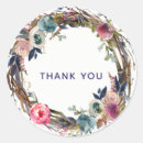 Search for rustic floral wreath stickers Country