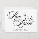 Search for candy bar wedding signs Treat
