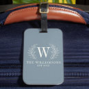 Search for family luggage tags Initial