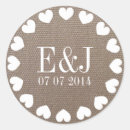 Search for burlap bridal shower stickers Chic