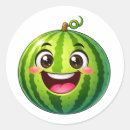 Search for cartoon watermelon stickers Food
