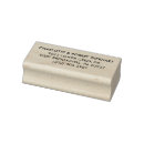 Search for new change of address rubber stamps Typography