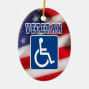 Search for usa oval christmas tree decorations Veteran