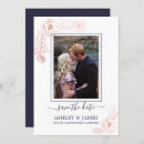 Search for navy and rose gold wedding invitations Chic