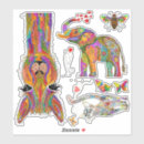 Search for elephant love stickers Animal lover