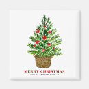 Search for christmas tree magnets Watercolor