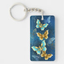 Search for emerald key rings Butterfly