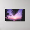 Search for ocean silhouette canvas prints Sunset
