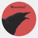 Search for raven silhouette stickers Halloween