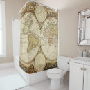 Search for map of the world shower curtains Geography