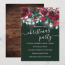 Search for red green christmas invitations Floral