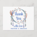 Search for native american wedding thank you cards Feathers